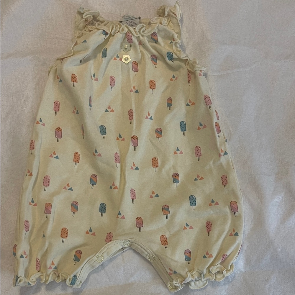 By Feather Baby Ice Cream Print Kids One Piece